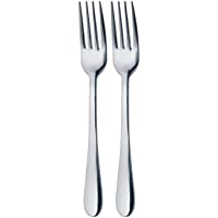 Kitchen Craft Master Class - Juego de 2 tenedores (acero inoxidable)